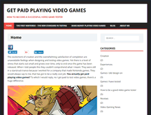Tablet Screenshot of getpaidplayingvideogames.com